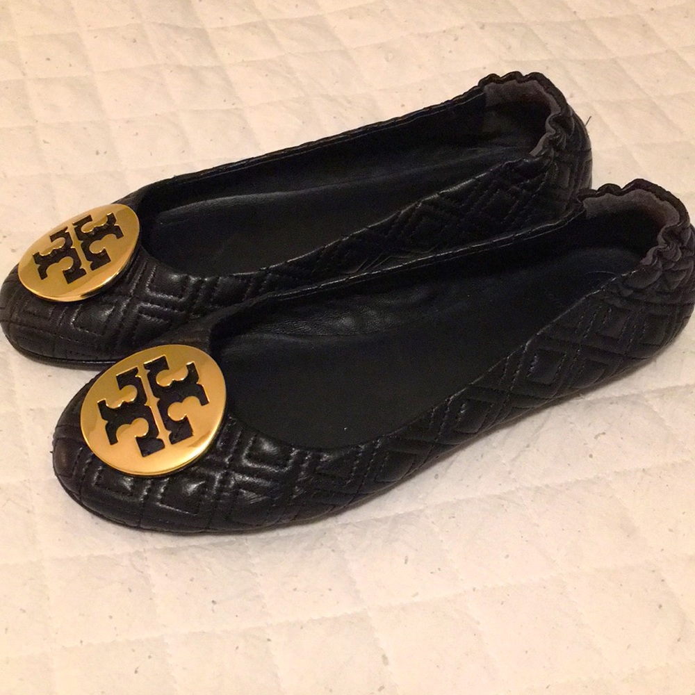 Black Tory Burch Flats